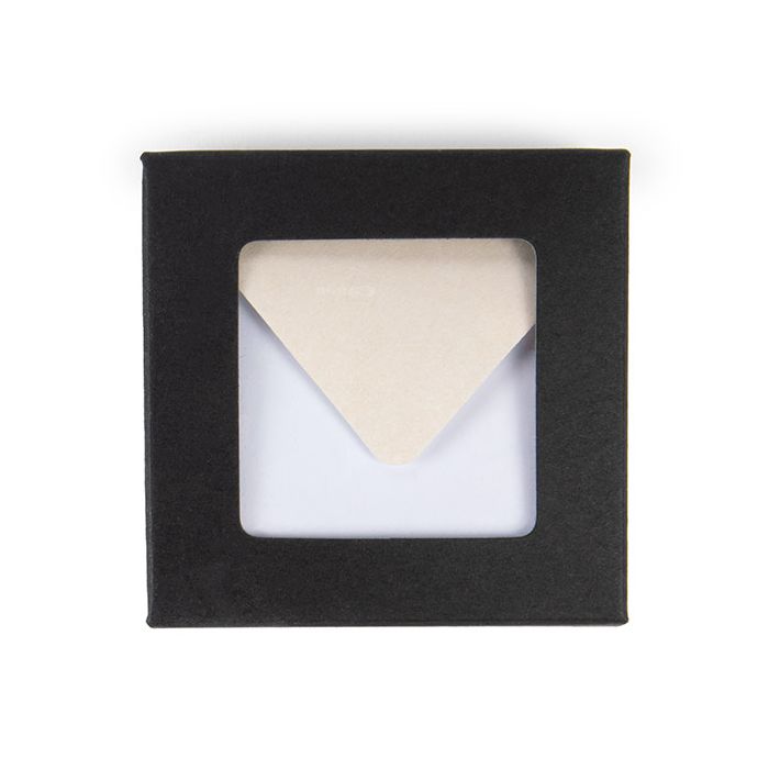 Kraftdoosjes Zwart met Venster 7x2.1x6.8 cm (25 stuks) [WKRGB319]