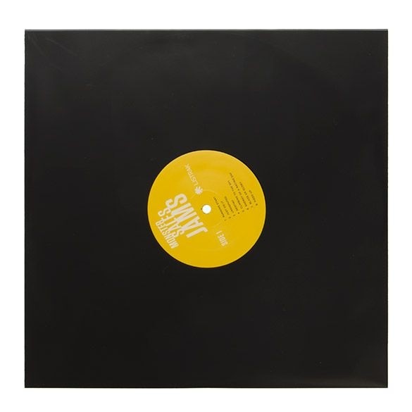 Binnenhoezen voor 12 inch Langspeelplaten Matzwart (100 stuks) [BLPBM]