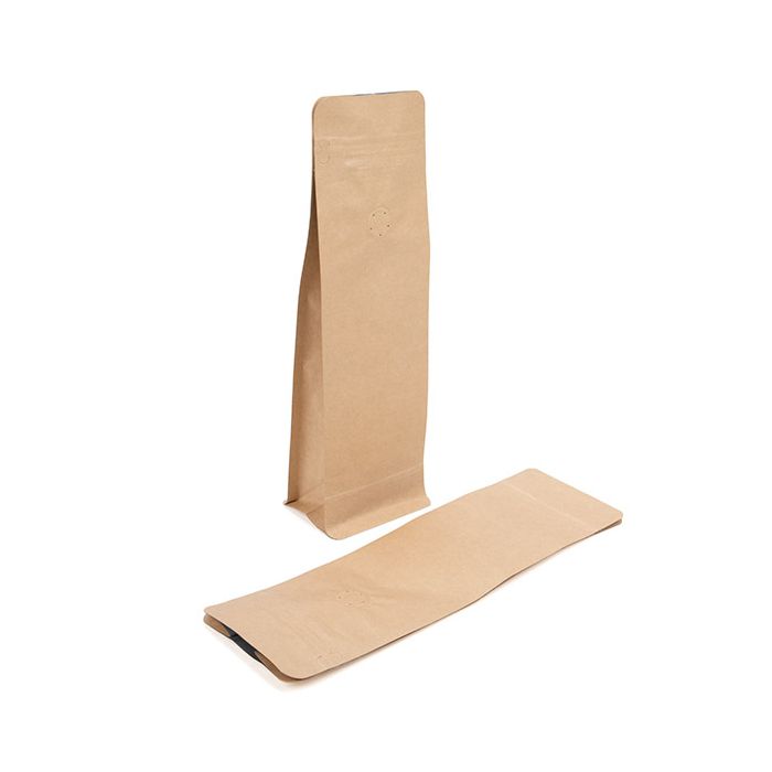 Blockbottom Coffee Bag Kraft 7,9x6x26cm