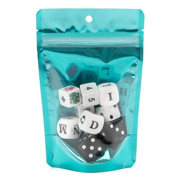 Stazakken Transparant/Teal 10,2x6x15,2cm | 57 gram (100 stuks) [ZBGB2TL]