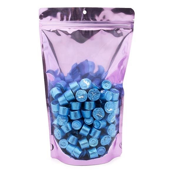 Stazakken Transparant/Lavendel 17,1x8,9x28,6cm | 340 gram (100 stuks) [ZBGB4LV]