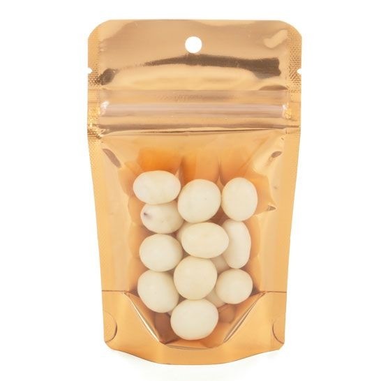 Stazakken Transparant/Oranje 7,9x5,1x13cm | 28 gram (100 stuks) [ZBGB1PC]