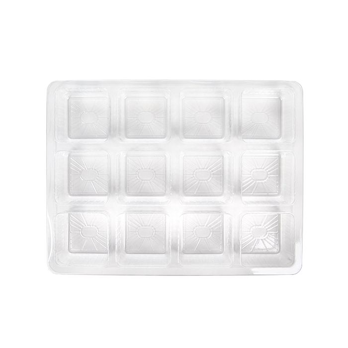 Plastic doosje met 12 vakjes, 15,1x2,5x19,7cm (25 Stuks) [CTBS34]