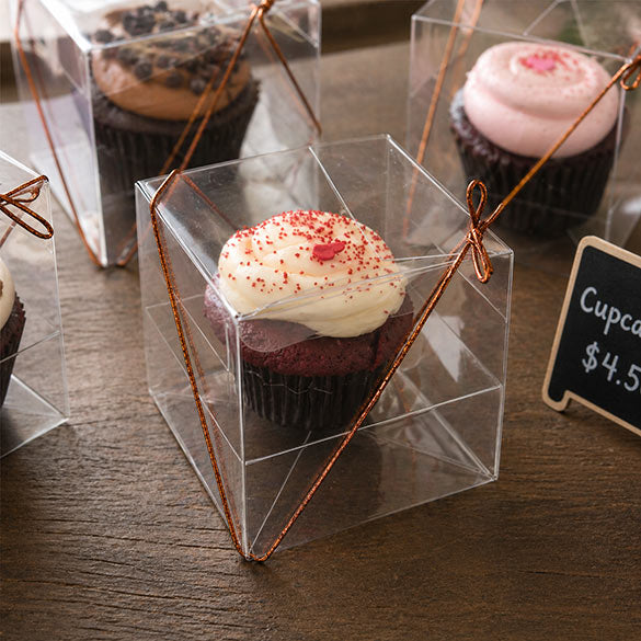 Cupcake Dozen voor 1 Stuk 10.2x10.2x10.2cm (100 Stuks) [CBS56]