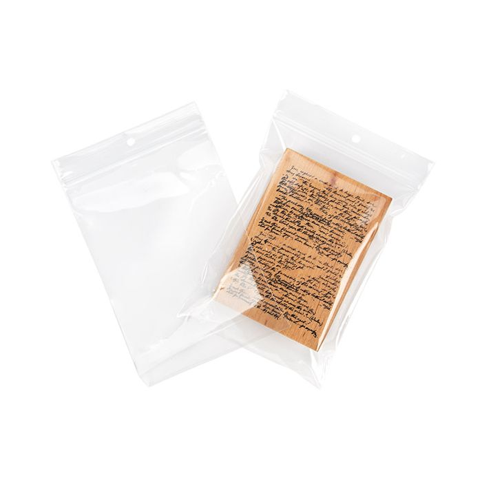 Gripzakken Met Rond Ophanggat 12,7x17,8 cm (100 Stuks) [CEZ3R57]