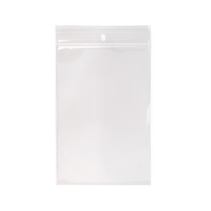 Gripzakken met Rond Ophanggat 10,2x15,2 cm PE 100 micron (100 stuks) [CEZ4R46]