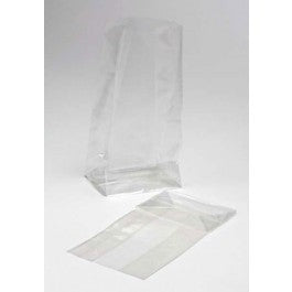 Blokbodemzakken milieuvriendelijk ECO 7,6x5,1x16,5cm Premium met zijvouw (100 stuks) [CFBG6]
