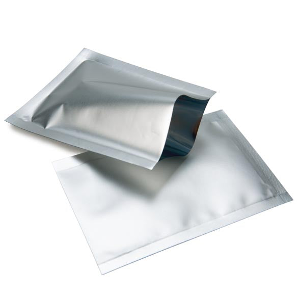 Plastic Zakken Zilver 6,5x9cm Sealbaar permanente Sluiting (100 stuks) [CRB1S]
