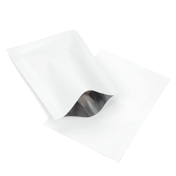 Plastic Zakken Wit 6,5x9cm Sealbaar permanente Sluiting (100 stuks) [CRB1W]