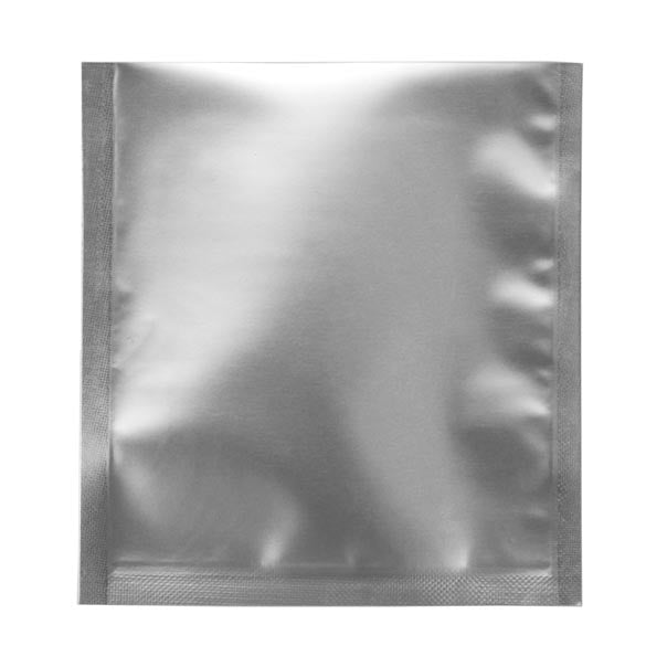 Plastic Zakken Zilver 9x9,5cm Sealbaar permanente Sluiting (100 stuks) [CRB2S]
