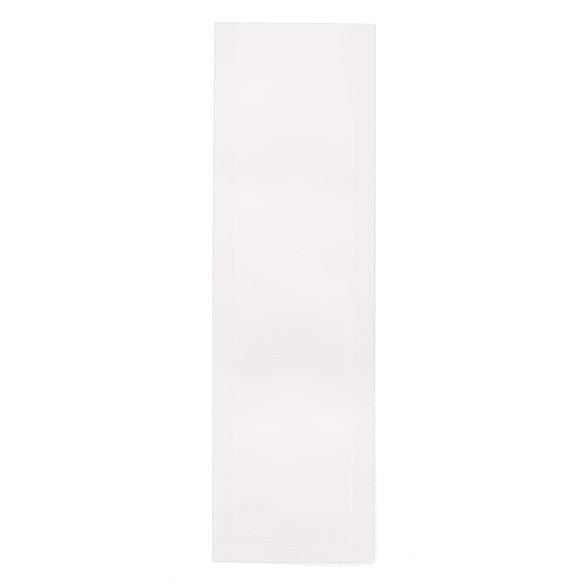 Plastic Zakken Mat Wit 3,8x12,7cm Sealbaar permanente Sluiting (100 stuks) [CRB5W]