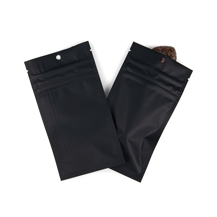 Kinderveilige Gripzakken Mat Zwart 7.6 x11.4 cm (100 stuks) [CRHZB3MB]