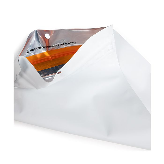 Kinderveilige Gripzakken Mat Wit 12.7 x20.8 cm (100 stuks) [CRHZB6MW]