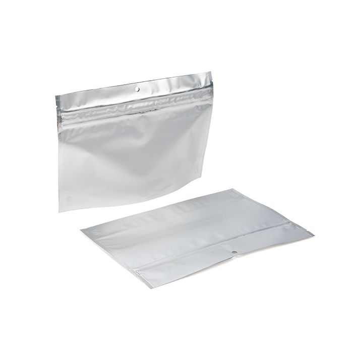 Kinderveilige Zakken Matte Zilver 22,9x6,2x15,2cm (100 Stuks) [CRP96MS]