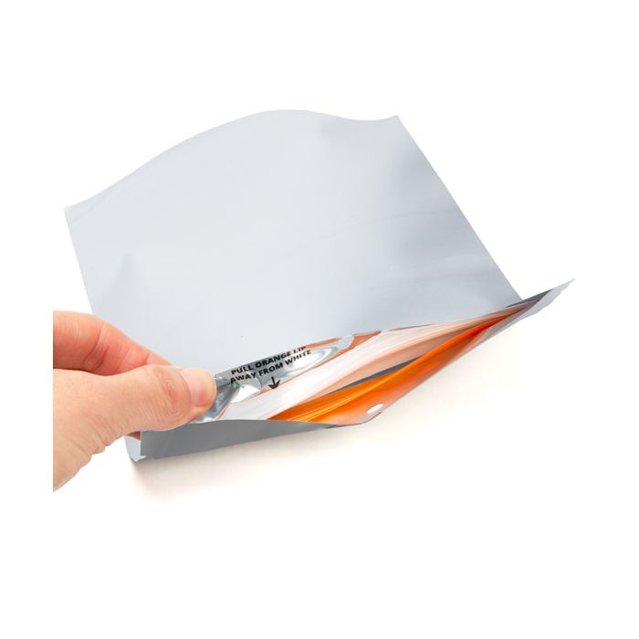 Kinderveilige zakken Mat Silver 14,9x6,4x23,2cm (100 Stuks) [CRP7MS]