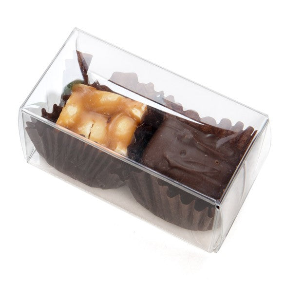 Plastic Doosjes voor Chocolade 3,5x3,7x7cm Voedselveilig (25 stuks) [FPB226]