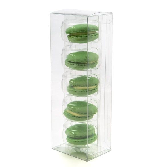 Plastic Doosjes 6,5x5,1x19,1cm Kristalhelder met Autolock Bodem (25 stuks) [FPLB351]