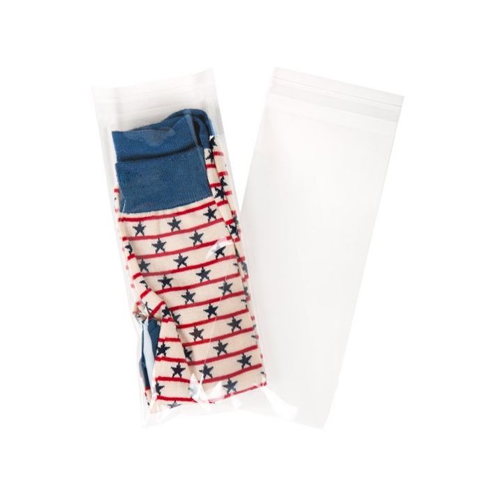 Plastic Bags 11x24cm Transparent Peel and Seal