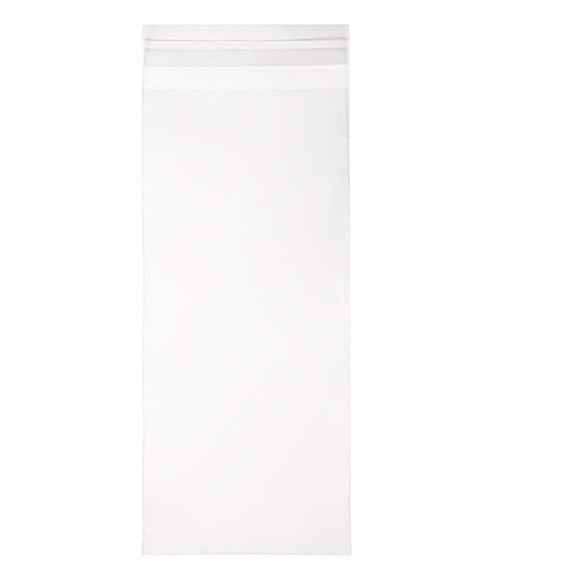 Plastic Zakken 11x24cm Transparant en Hersluitbaar (100 stuks) [B49]