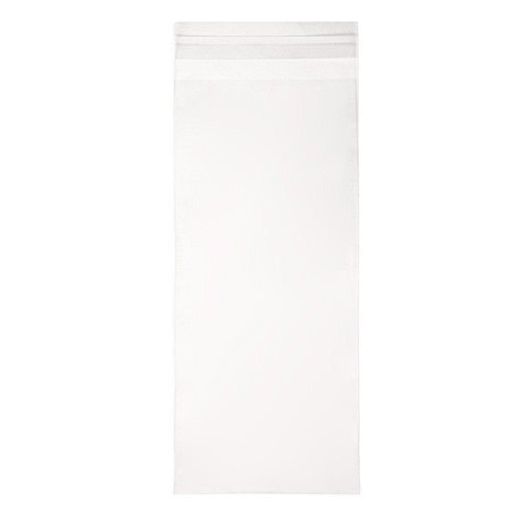 Plastic Zakken 11x24,3cm Transparant en Hersluitbaar (250 stuks) [VL49]