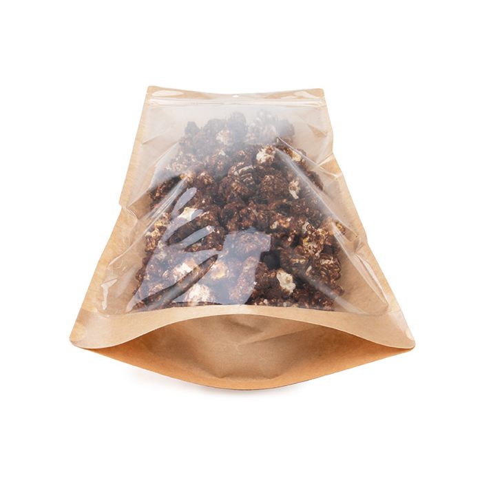 Stazakken Transparant/Kraft 17.8x6x43.2 cm (100 stuks) [ZBGKC3N]