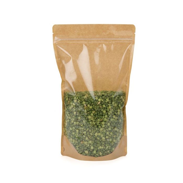 Stazakken Transparant/Kraft 17,1x8,9x28,6cm | 340 gram (100 stuks) [ZBGKC4]