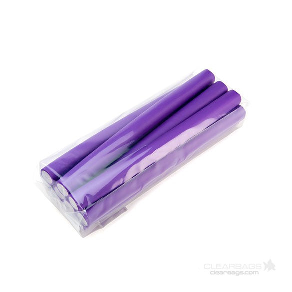 Plastic Zakken 7,6x5,1x45,7cm met zijvouw (100 stuks) [GB13]