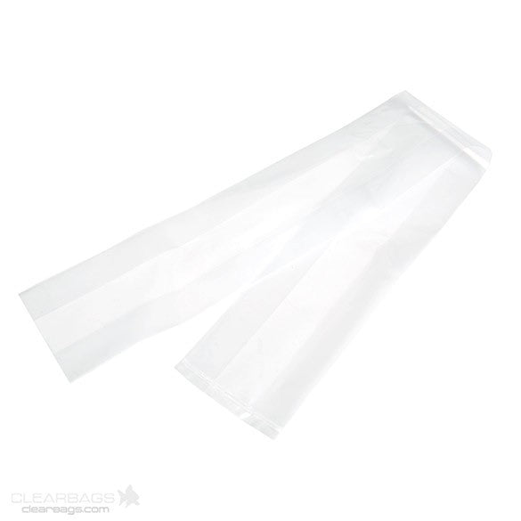 Plastic Zakken 7,6x5,1x61cm met zijvouw (100 stuks) [GB14]