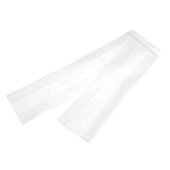 Plastic Zakken 7,6x5,1x61cm met zijvouw (100 stuks) [GB14]