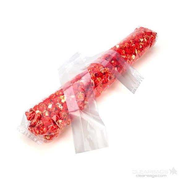 Plastic Zakken 7,6x5,1x61cm met zijvouw (100 stuks) [GB14]