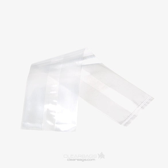 Plastic Zakken 6,4x5,1x24,8cm met zijvouw (100 stuks) [GB22]