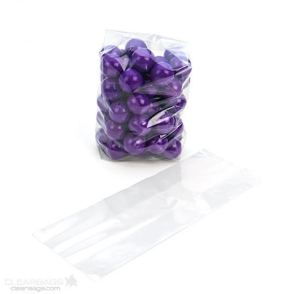 Plastic Zakken 8,9x5,7x24,8cm met zijvouw (100 stuks) [GB25]