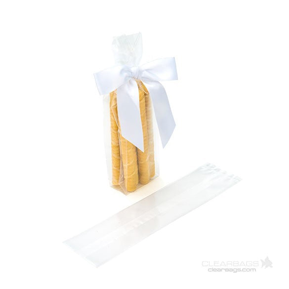 Plastic Zakken 5x3,8x20,3cm met zijvouw (100 stuks) [GB9]