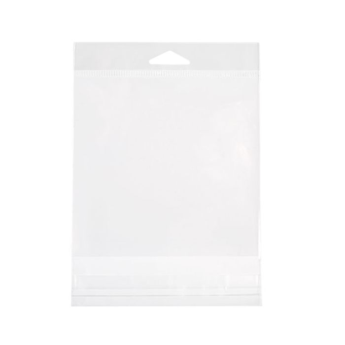 Headerbags 13,2x12,9cm Hersluitbaar en Kristalhelder (100 stuks) [HB5X5SM]