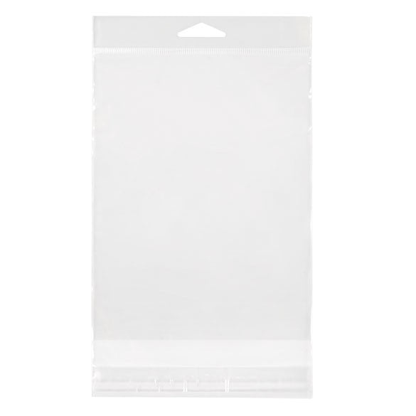 Headerbags 13x17,1cm Hersluitbaar en Kristalhelder (100 stuks) [HB6B2]