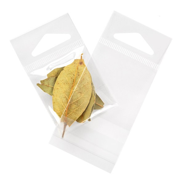 Headerbags 4,5x4,5cm Hersluitbaar en Kristalhelder (100 stuks) [HB1]