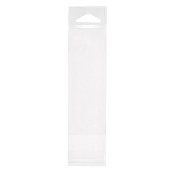 Headerbags 3,8x12,7cm Hersluitbaar en Kristalhelder (100 stuks) [HB1X5]