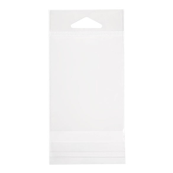 Headerbags 7x8,9cm Hersluitbaar en Kristalhelder (100 stuks) [HB23]