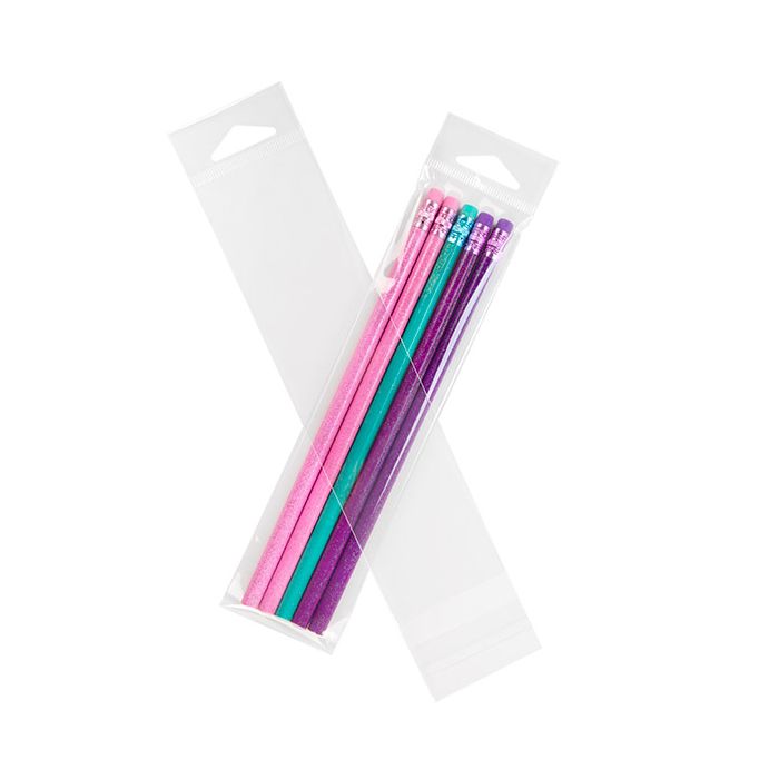 Headerbags 5,1x20,3cm Hersluitbaar en Kristalhelder (500 stuks) [J4]