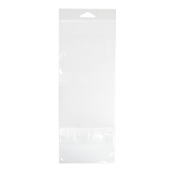Headerbags 11x24,3cm met beschermende Sluiting (100 stuks) [HB49PC]