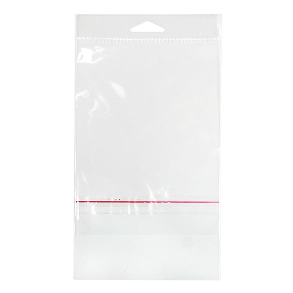 Headerbags 12,5x16,7cm met beschermende Sluiting (100 stuks) [HB65PC]