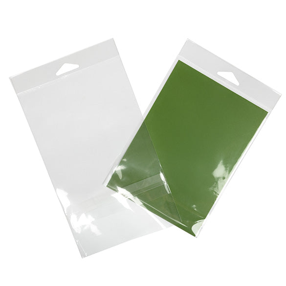 Headerbags 13x17,1cm met beschermende Sluiting (100 stuks) [HB6B2PC]