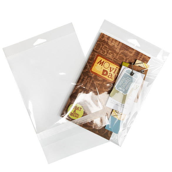 Headerbags 15,1x19,7cm met beschermende Sluiting (100 stuks) [HB7B3PC]