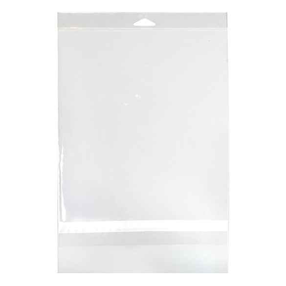 Headerbags 22,7x28,3cm met beschermende Sluiting (100 stuks) [HB811PC]