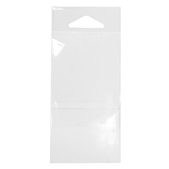 Headerbags 5,7x7,8cm met beschermende Sluiting (100 stuks) [HB2X3SPC]
