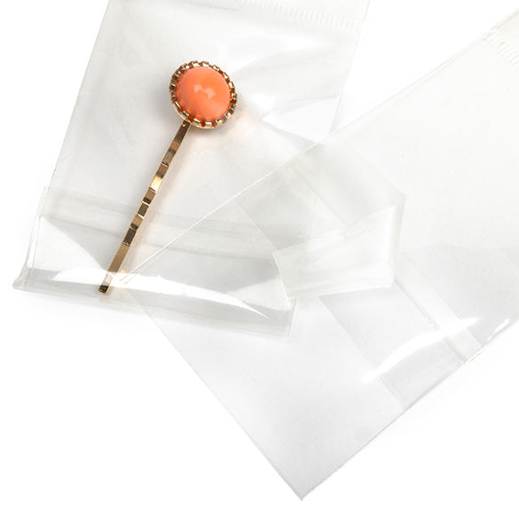 Headerbags 5,7x7,8cm met beschermende Sluiting (100 stuks) [HB2X3SPC]