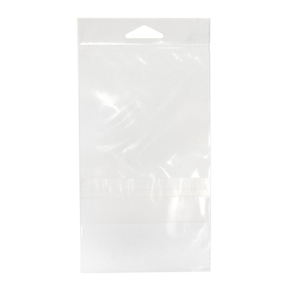 Headerbags 10,3x13,7cm met beschermende Sluiting (100 stuks) [HB4B1PC]