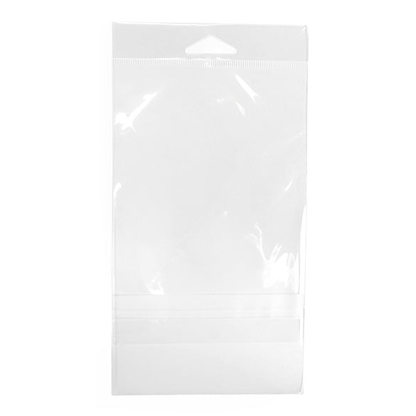 Headerbags 10,8x15,6cm met beschermende Sluiting (100 stuks) [HB4X6PC]