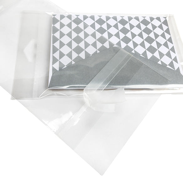 Headerbags 10,8x15,6cm met beschermende Sluiting (100 stuks) [HB4X6PC]