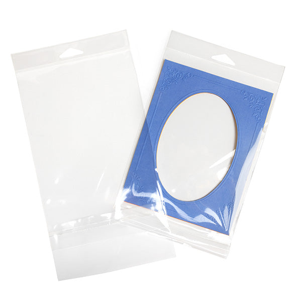 Headerbags 14,4x21,7cm met beschermende Sluiting (100 stuks) [HB59SPC]